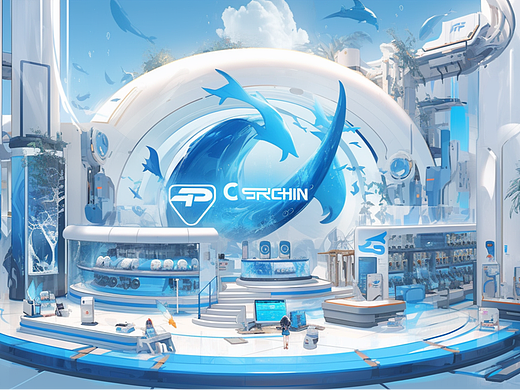 MID蓝色氛围海洋主题快闪店概念设计