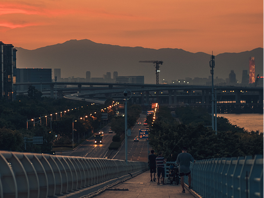 厦门印象.海岸线上.路上风景