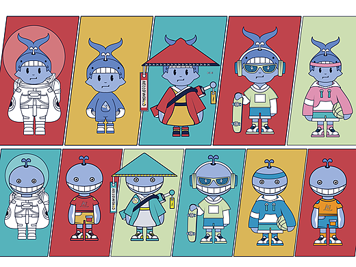 IP形象設(shè)計(jì)——hibo（個(gè)人主頁-ZNTk2MzY1MTI=） - IP形象 - 站酷設(shè)計(jì)師娜笙原創(chuàng)素材 - 站酷ZCOOL