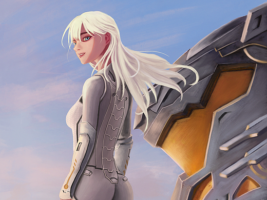 Mecha Girl/机甲女孩（个人主页-ZNjM5MDAwMzY=） - 创作习作 - 站酷设计师Hawk_Jo原创素材 - 站酷ZCOOL