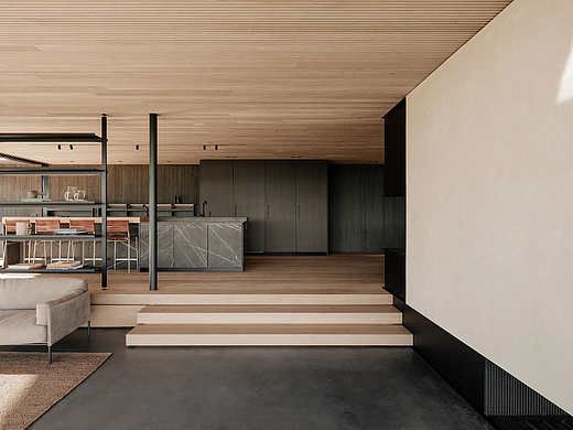 家装设计案例鉴赏——极简优雅原木色别墅