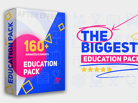 AE模板 | 高级创意多彩动态动画企业文化宣传在线学习