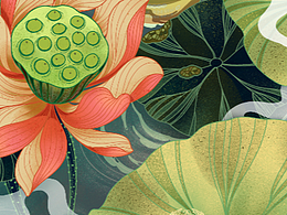 五粮醇处暑/秋分节气海报