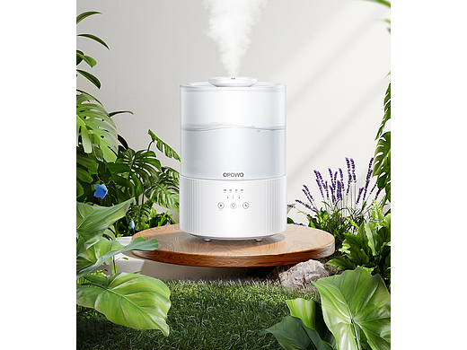 白色室内加湿器产品渲染