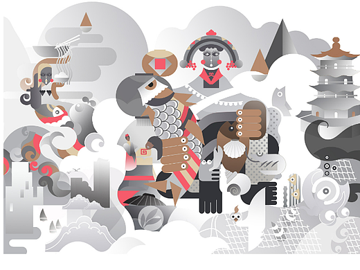 泉州女儿（个人主页-ZNjQ1OTA3ODQ=） - 商业插画 - 站酷设计师掏子taozi原创素材 - 站酷ZCOOL