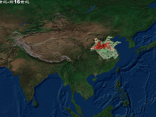 先秦时期-中国历史地图精绘版
