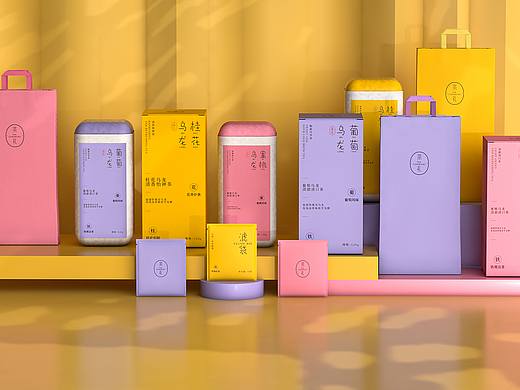 包装设计|水果味茶叶系列包装|