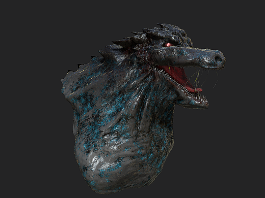 怪兽雕刻制作——三维（个人主页-ZNjAzMjEyODg=） - 人物/生物 - 站酷设计师Ju5Tin原创素材 - 站酷ZCOOL