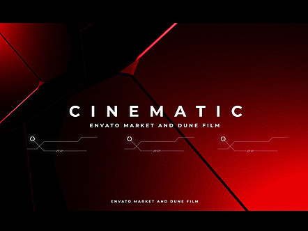 AE模板|高级动态故障效果动画电影预告片字幕标题文字