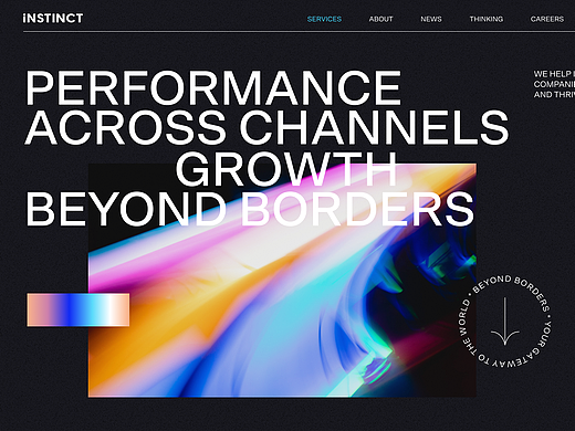 INSTINCT Website Redesign