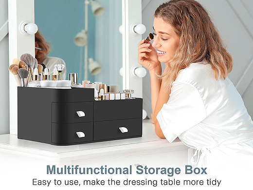 黑色大收纳盒-亚马逊主图A+