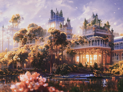 AI绘画档案馆｜虚幻城堡系列图•一