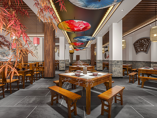 新中式餐厅饭店