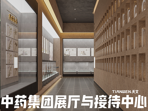 展厅素雅接待土豪的医集团药展厅与接待中心