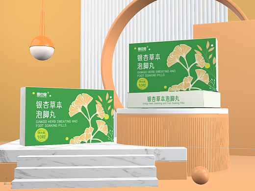 银杏草本泡脚丸