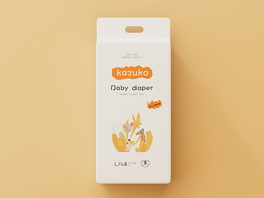 kazuko 纸尿裤包装设计