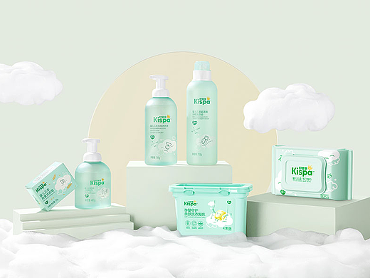 【天呐传媒】立白kispa婴儿云柔品牌新视觉
