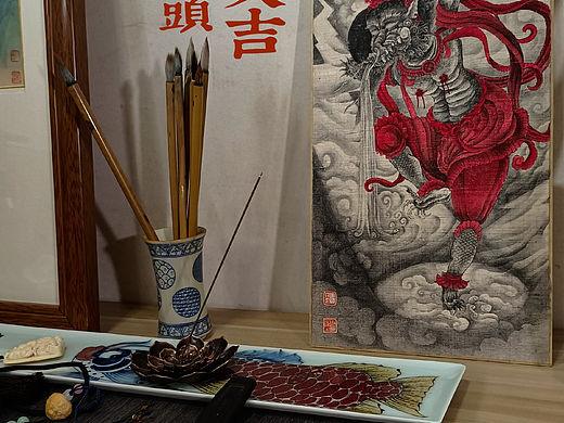 甲辰龙年纪念作品-施雨图