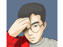 原創(chuàng)男生頭像/動(dòng)漫/二次元/眼鏡/插畫(huà)
