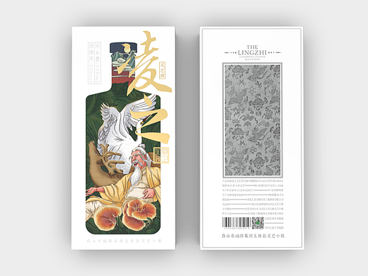 【氙品牌】凌之灵芝养生酒包装设计