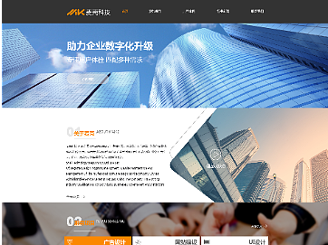 麦壳科技官网设计