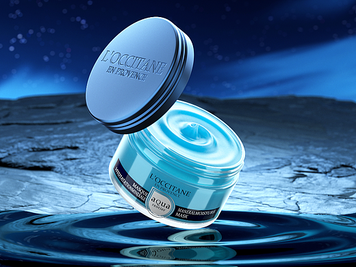 C4D OC 睡眠面膜渲染