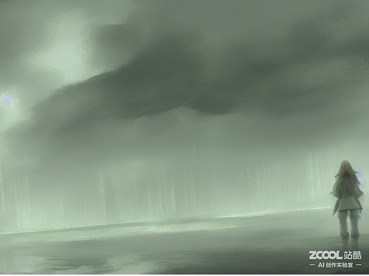 #AI创作实验室#虚无,青瓷,等烟雨,拟人,穆夏