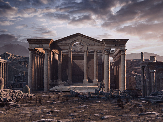 C4D古遺跡場景（個人主頁-ZNjUzNjYwNzY=） - 場景 - 站酷設(shè)計師hi嗨海原創(chuàng)素材 - 站酷ZCOOL