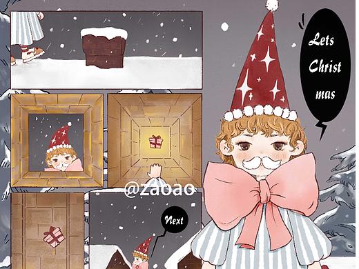 Lets Christmas-漫画插画