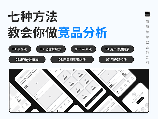 七种方法教会你竞品分析