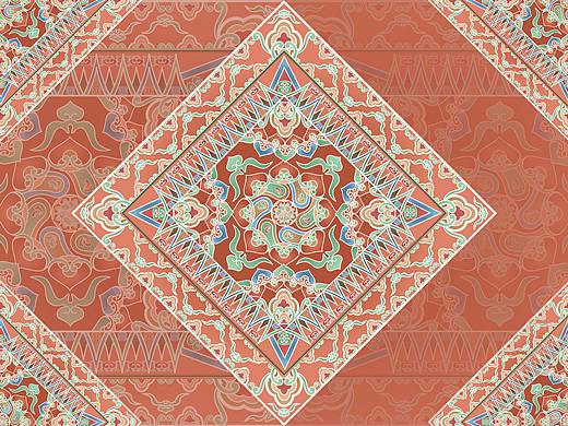 「敦煌藻井」纹样设计