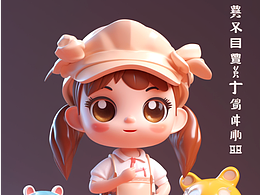 Coco 可爱卡通IP人物 建模