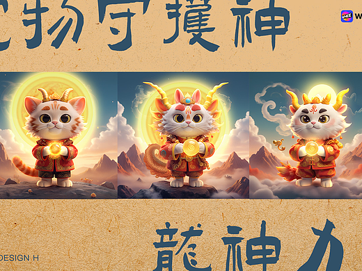 我的龙年AI守护神 — 龙神猫