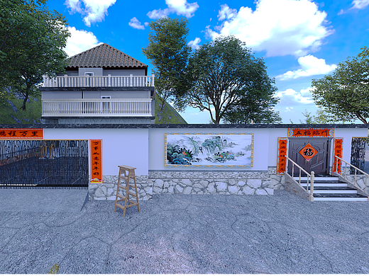 为朋友设计的乡下自建房（个人主页-ZNjM5MzYwOTY=） - 建筑/空间 - 站酷设计师坛淵岛主原创素材 - 站酷ZCOOL