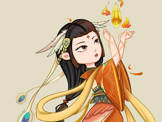大禹，女娲，于成龙卡通形象IP设计