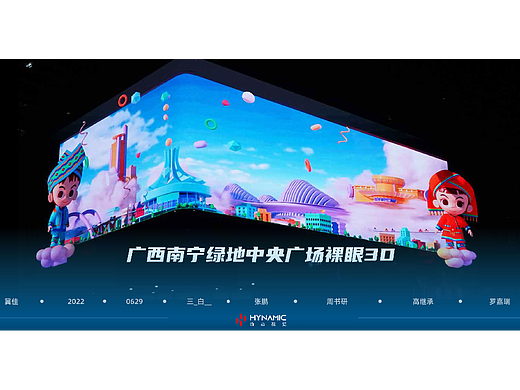 南宁绿地中央广场裸眼3D