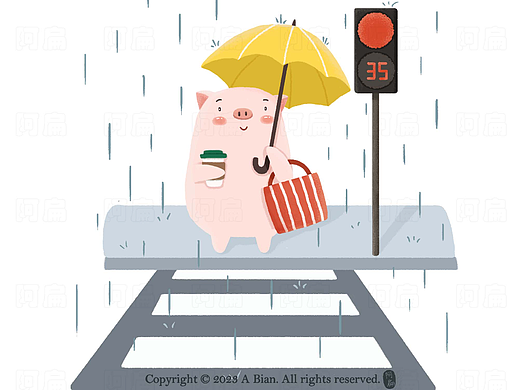 一个人生活系列插画