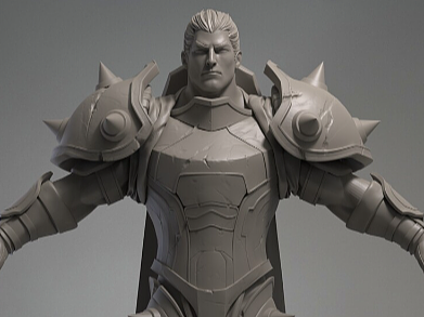 英雄联盟-德莱厄斯3D建模