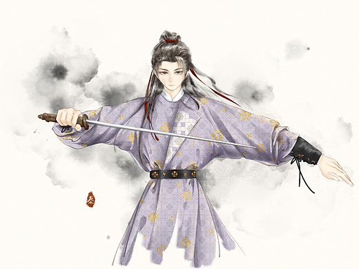 人物练习 | 圆领袍