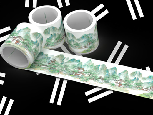 《青山结庐》 与宅猫居 合作出品 古风山水和纸胶带