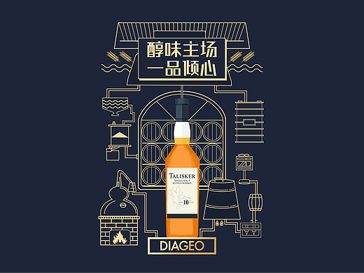 插畫｜洋酒（個人主頁-ZNjMwNzE2MDQ=） - 品牌 - 站酷設(shè)計師第一食堂的小籠包原創(chuàng)素材 - 站酷ZCOOL