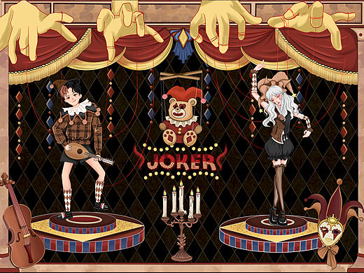 「把世界名画穿在身上」-生旦净末丑