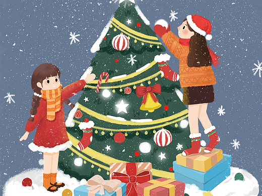 圣诞节插画