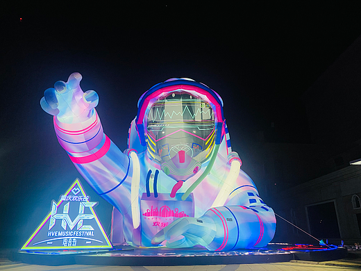 大明气模——重庆欢乐谷宇航员气模