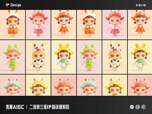 善用AIGC｜二维转三维IP超详细教程