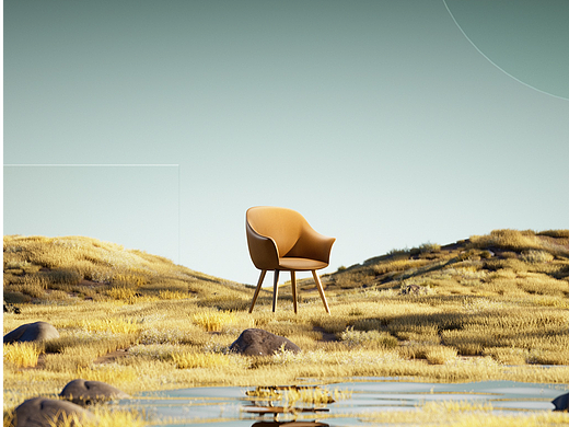 A Chair 产品渲染