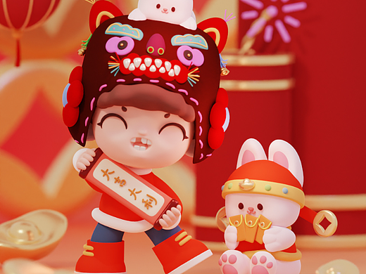 丛麻麻和猴儿之《欢喜过大年》