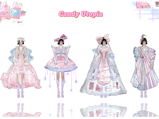 #2022青春答卷#《糖果乌托邦》服装设计