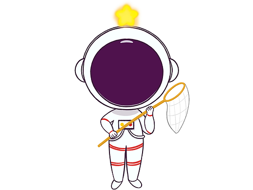 太空人（三）（个人主页-ZNTk1MTQ2OTI=） - 儿童插画 - 站酷设计师黑暗料理小天才原创素材 - 站酷ZCOOL