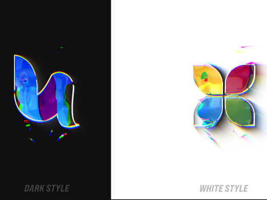 AE模板 | 创意简约彩色标志图形LOGO动画演绎开场